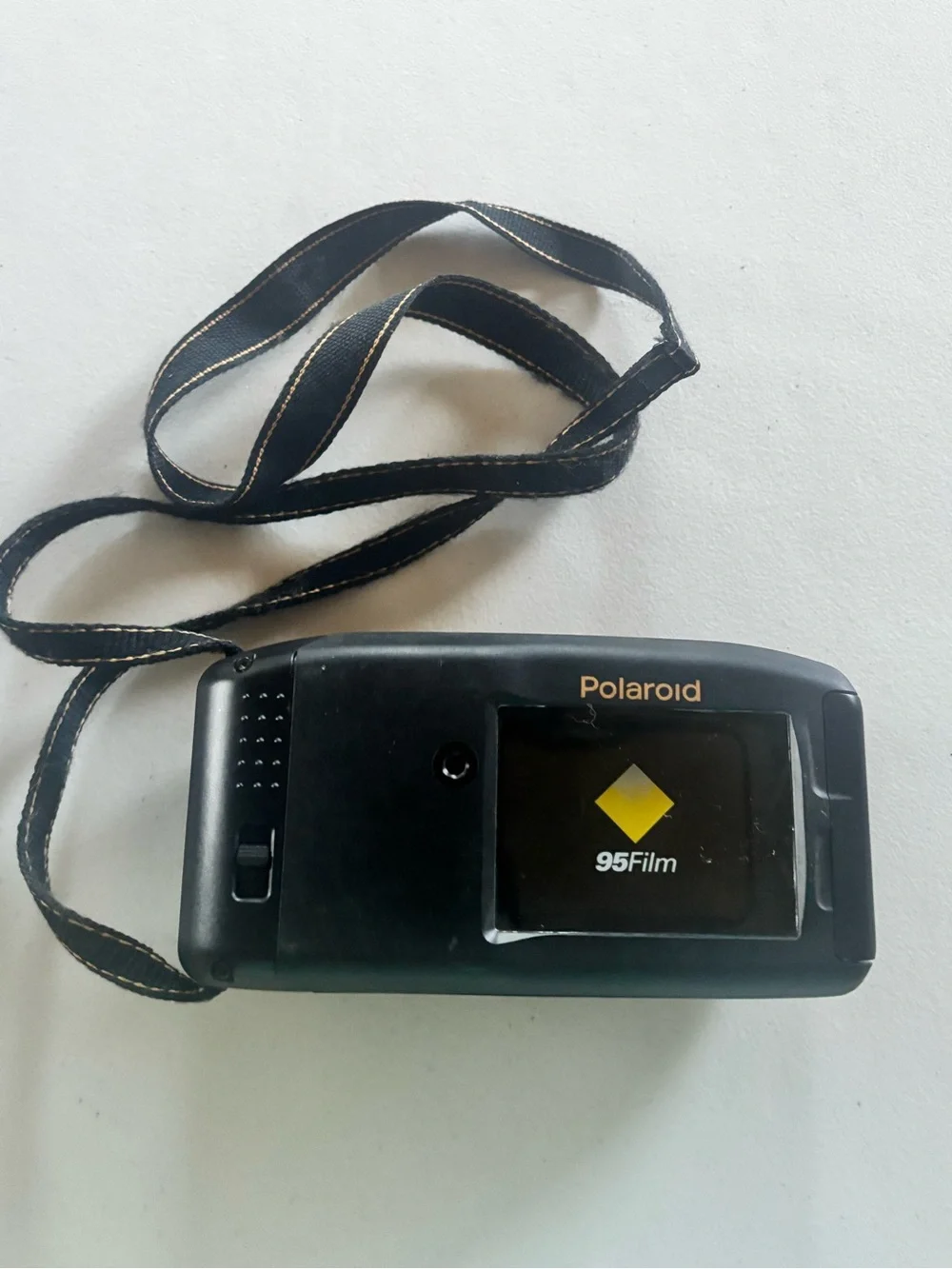 Vintage Polaroid Captiva SLR Black Camera with Black Strap